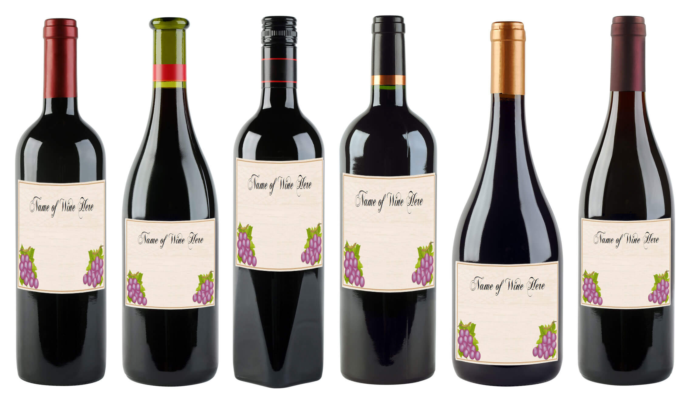 6 Free Printable Wine Labels You Can Customize Lovetoknow For Blank 6 Free Printable Wine Labels You Can Customize Lovetoknow For Blank