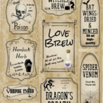 Apothecary Label Template Colona rsd7 Throughout Harry Potter Potion