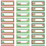 Christmas Labels Ready To Print In 2022 Return Address Labels