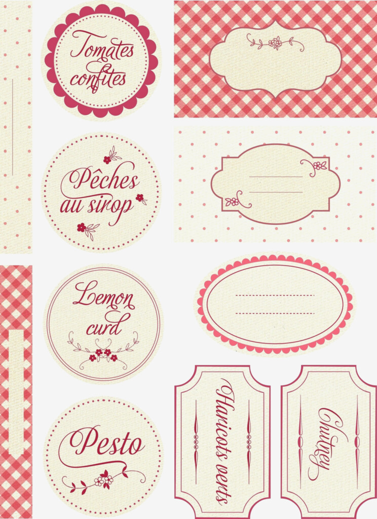 Free Printable 12 Canning Jar Labels Freebie apple Ratana Free 