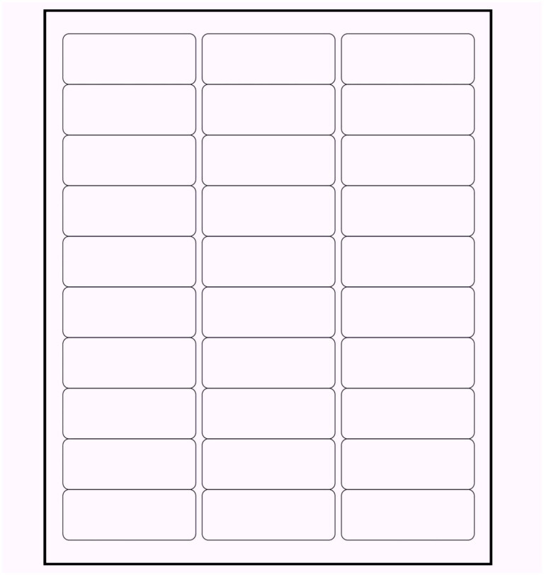 Free Template For Address Labels FREE PRINTABLE TEMPLATES - Label Printable