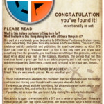 Geocaching Sticker N1 Geocaching Geocache Swag Geocaching Containers