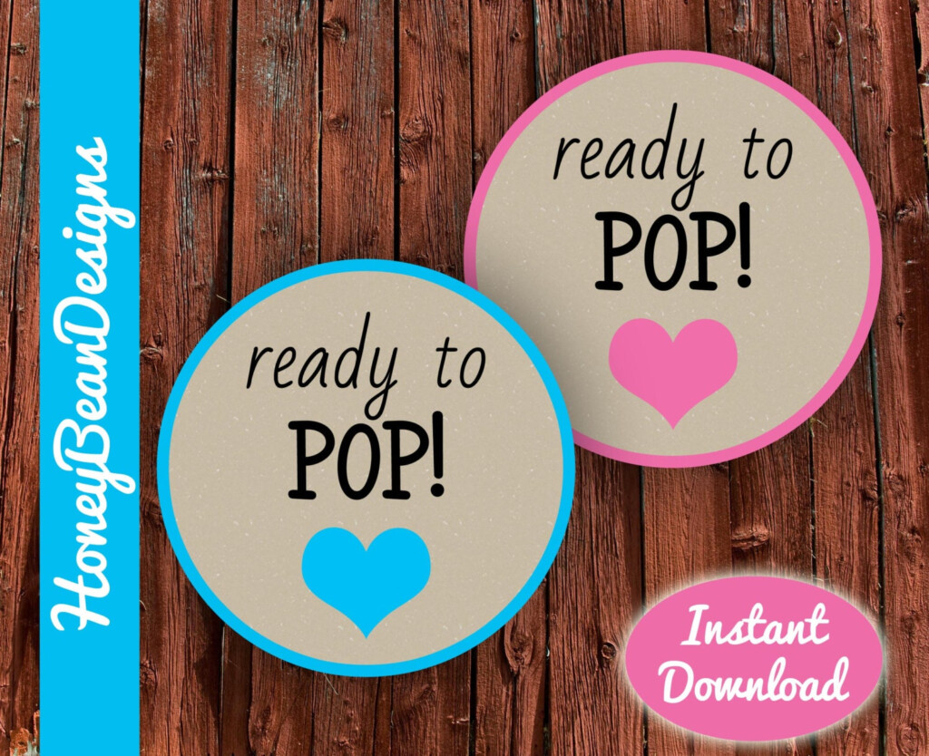 Instant Download PRINTABLE Ready To Pop Tags Labels Stickers