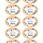 Jam Jar Label Templates Great British Summer Design Jam Jar Labels