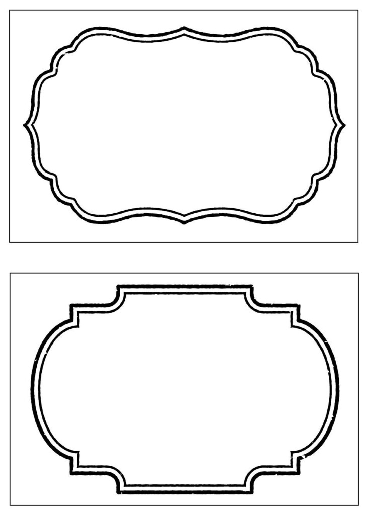 Multiple Frames Clipart Various Colors Digital 6 Tags 12 Digital Labels 
