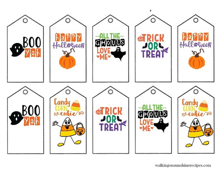Printable Halloween Gift Tags Walking On Sunshine Recipes Printable Printable Halloween Gift Tags Walking On Sunshine Recipes Printable
