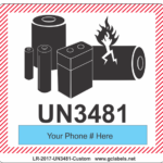 Printable Un3481 Label