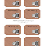 Sweetly Scrapped Free Download Handmade By Labels Variety Of
