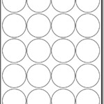 White Glossy 2 Round Labels 20 Per Page 10 Sheets 200 Labels